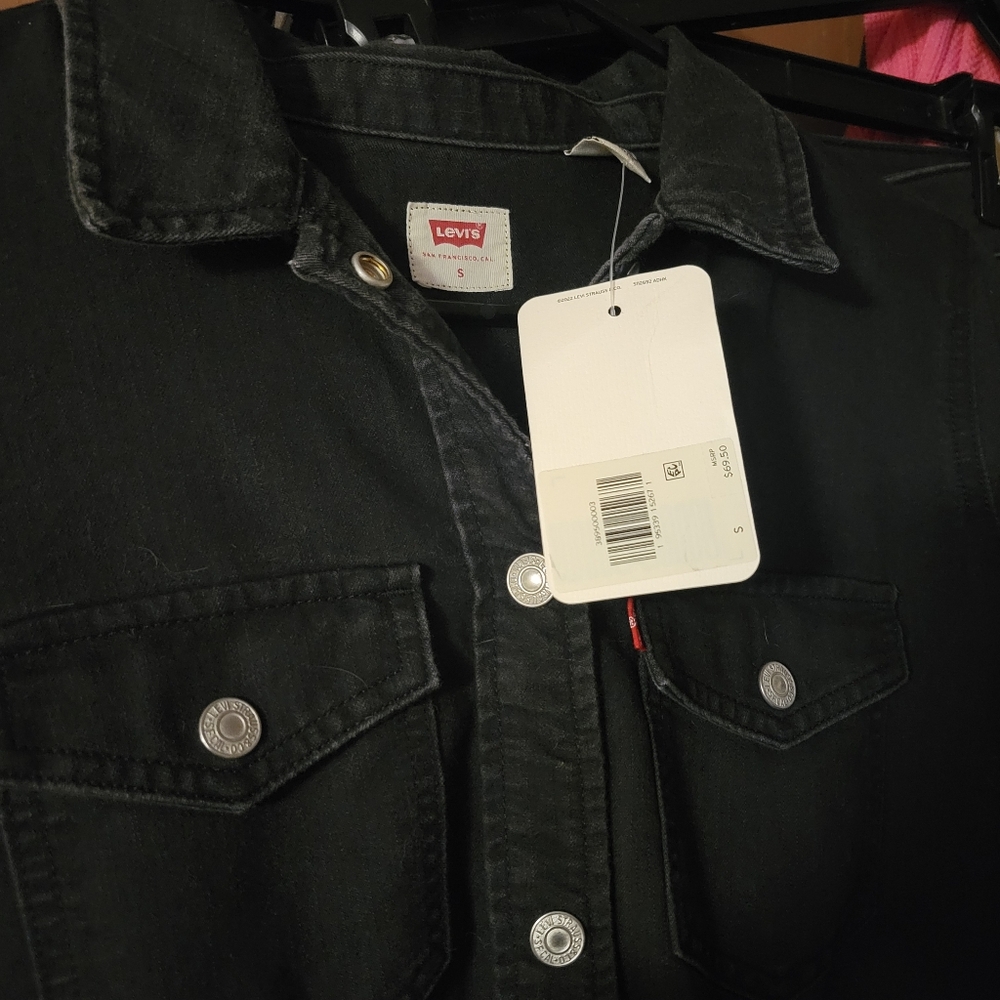 Black Levi's Jean Dress Size Small NWT - Picture 1 of 3